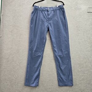 Brixton Men Pants M Blue Nylon Recycled Chino 28" Inseam